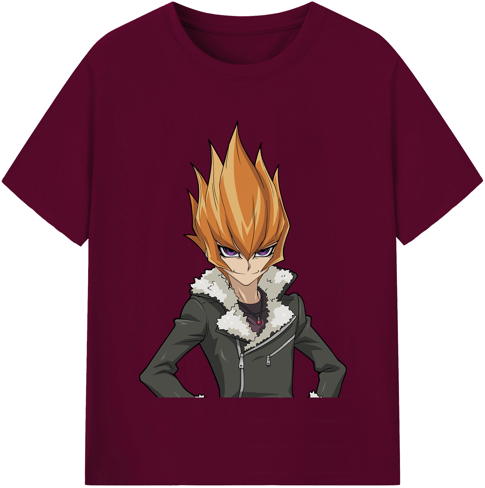 （画像用） 遊☆戯☆王 Yu-Gi-Oh! レディースカジュアルプリントTシャツ（綿100％）